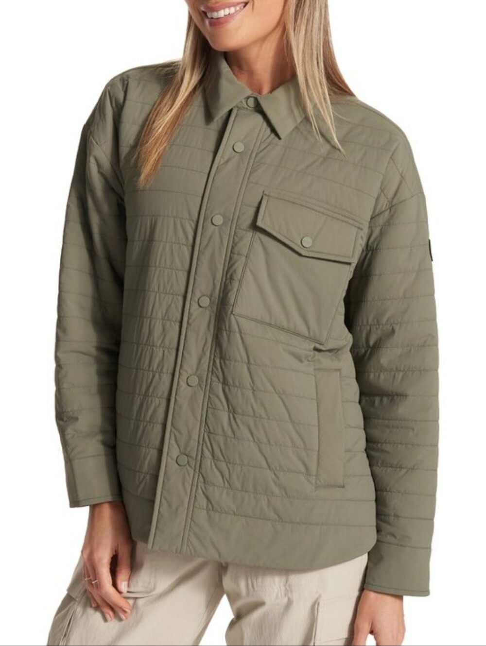 Vuori Canyon Insulated Shirt Jacket Pistachio Size M/L NWT